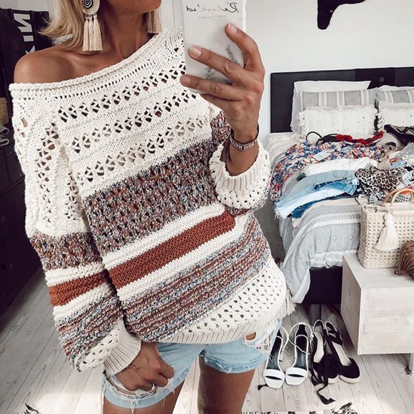 Zara oversized contrast sweater - Picture 2 of 8